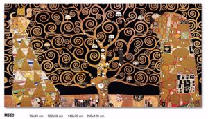 Picture of Wall artwork the tree of life gustav klimt print on canvas 140x70