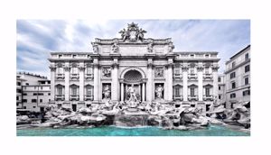 Picture of Wall artwork trevi fountain canvas print 70x40