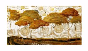 Picture of Manie wall artwork trees print on canvas 70x40