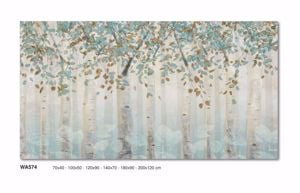 Picture of Wall art 120x90 white trees canvas print