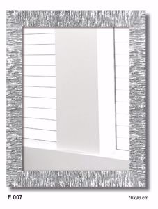 Picture of Manie wall mirror with silver wood frame 76x96