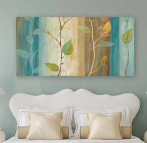 Picture of Manie abstract art above bed 140x70 modern design canvas