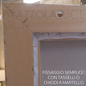 Picture of Capezzale sacra famiglia ecopelle 140x70 decoro pittorico promozione ultimo pezzo fp