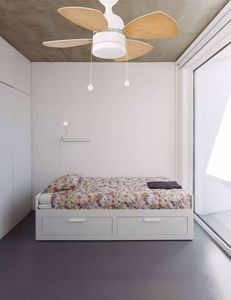 Picture of Ventilatore da soffitto con luce pale 81cm comando a catena 13mq
