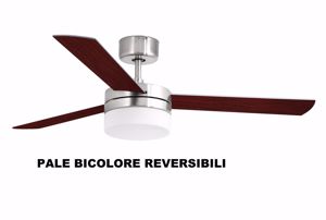 Picture of Faro barcelona panay ceiling fan with baldes and light bicolour