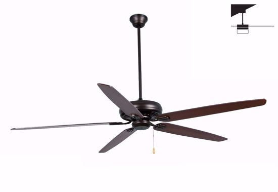 Picture of Faro nosos ceiling fan with bicolour blades