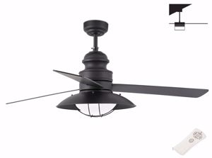 Picture of Winch faro ceiling fan with light brown
