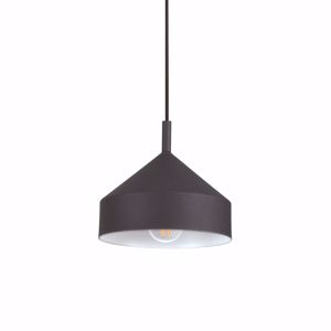 Yurta sp1 d21 lampadario pendente nero cono ideal lux