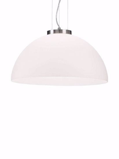 Picture of Ideal lux etna suspension white glass sp1 d50