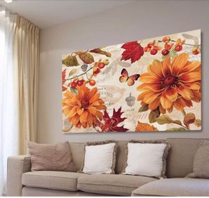 Picture of Manie wall artwork print on canvas 140x70 with decoration and rhinestones