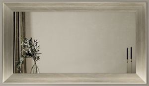 Picture of Specchio da parete 40x130 verticale orizzonatale con cornice colore champagne