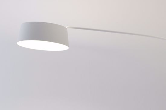 Picture of Ma&de oxygen flexible floor lamp white modern design 