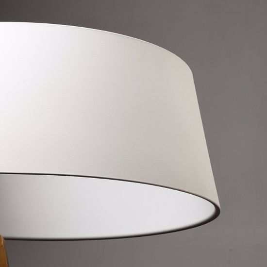 Ma&de oxygen fl2 regular floor lamp led light moern design white-finish lampshade