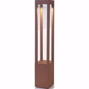 Picture of Faro agra g led beacon lamp outdoor lighting in rust brown finish modern design 