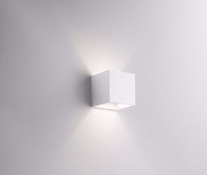 Picture of Applique di gesso squadrata cubo bianco per interni pitturabile