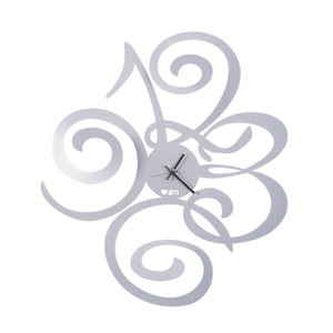 Picture of Arti & mestieri modern wall clock aluminium love filomena 40x45