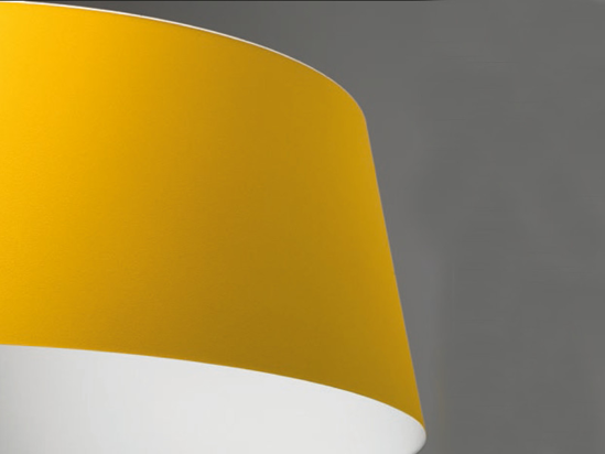 Ma&de oxygen original suspension led light ø75cm  modern design yello and white lampshade