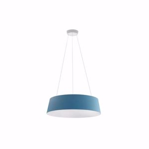 Picture of Ma&de oxygen modern led suspension light ø75cm aazure and white lampshade