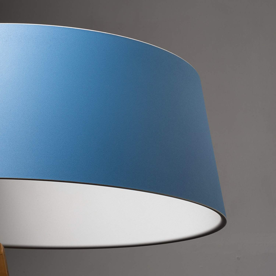 Picture of Ma&de oxygen modern led suspension light ø75cm aazure and white lampshade