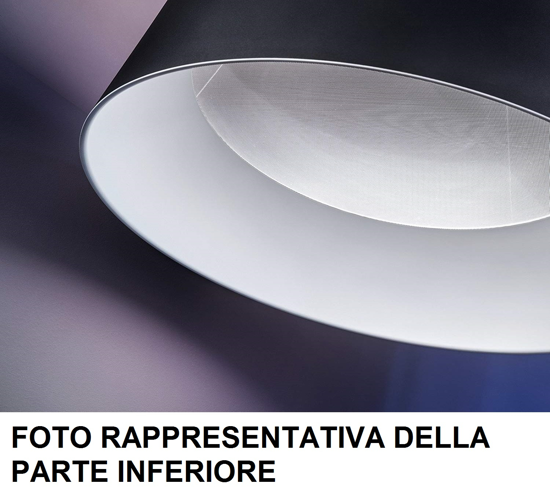 Picture of Ma&de oxygen modern led suspension light ø75cm aazure and white lampshade