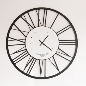 Picture of Arti e mestieri great big wall clock ø120 black 