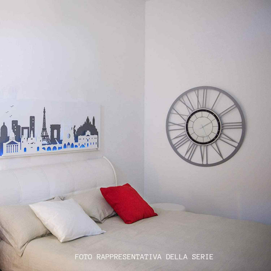 Picture of Arti e mestieri big wall clock ø90 black roman numerals 