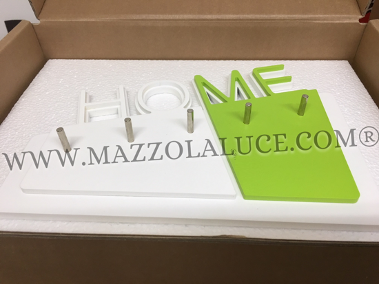 Picture of  callea design home wall original key holder in apple green colour