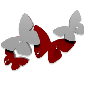 Callea design magnetic key holder butterflies ruby