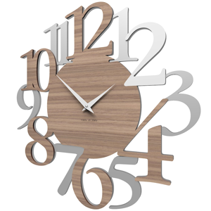 Picture of Callea design russell wall clock original design in black walnut colour