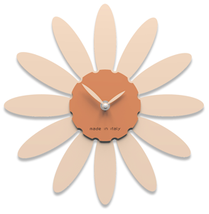 Picture of Callea design daisy modern wall clock pink sand