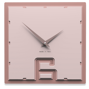 Picture of Callea design modern wall clock breath shell pink
