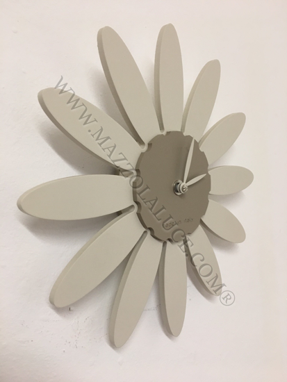 Picture of Callea design daisy modern wall clock flax