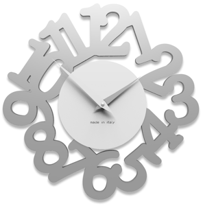 Callea design modern wall clock mat aluminium