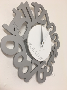 Callea design modern wall clock mat aluminium