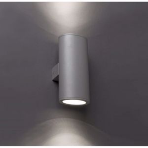 Picture of Faro piston outdoor wall lamp grey 2 lights gu10