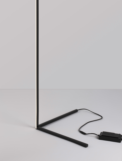Floor lamp modern black floor lamp led 18w 3000k dimmable promotion last piece