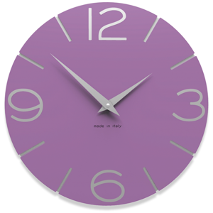 Picture of Moderno orologio da parete 30 viola design rotondo