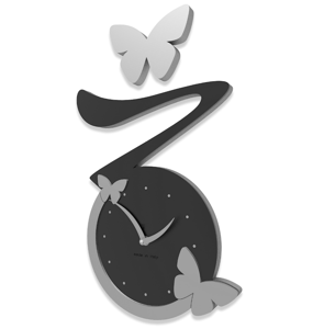Callea design butterfly clock black
