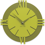 Callea design modern wall clock louis cedar green