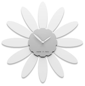 Picture of Callea design daisy modern wall clock white