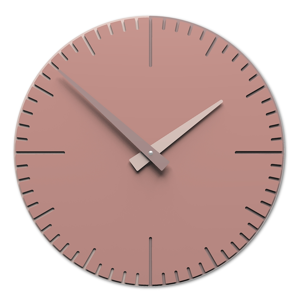 Picture of Orologio da muro particolare rosa nuvola in legno taglio laser