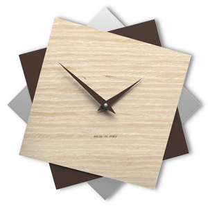 Picture of Orologio moderno a muro 35cm rovere decape''