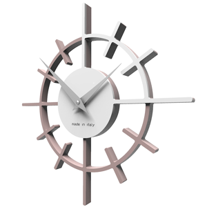 Callea crosshair wall clock ø29 in plum grey colour modern design