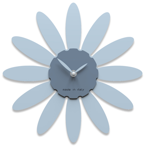 Picture of Callea design daisy modern wall clock powder blue