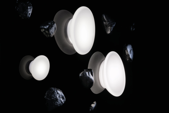 Linea light dynamic ma&de ø43 ceiling led lamp white