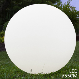 Picture of Lampada linea light oh! garden da giardino 55cm led 15w 3000k ip65 sfera bianca