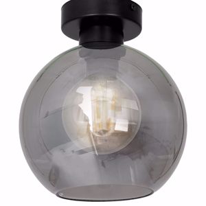 Picture of Plafoniera sfera vetro fume promozione ultimo pezzo