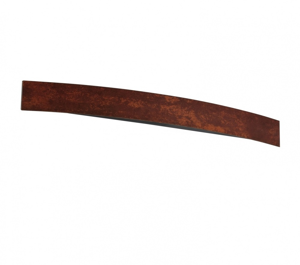 Picture of Applique led curve'' metallo corten moderna linea light