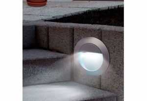 Picture of Eglo recessed wall pathmarker  led round  for outdoor