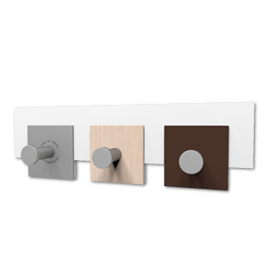 Show details for Callea design stripes appendi panni 3 ganci da muro rovere decap� Picture of Callea design stripes appendi panni 3 ganci da muro rovere decap�